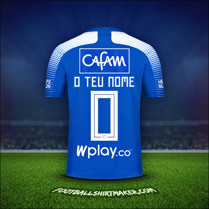 Camisola Millonarios FC 2020 -  o teu nome - 0