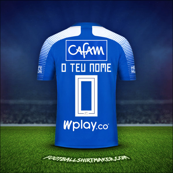 Camisola Millonarios FC 2020 -  o teu nome - 0
