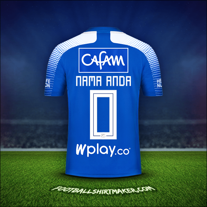 Jersey Millonarios FC 2020 -  nama anda - 0