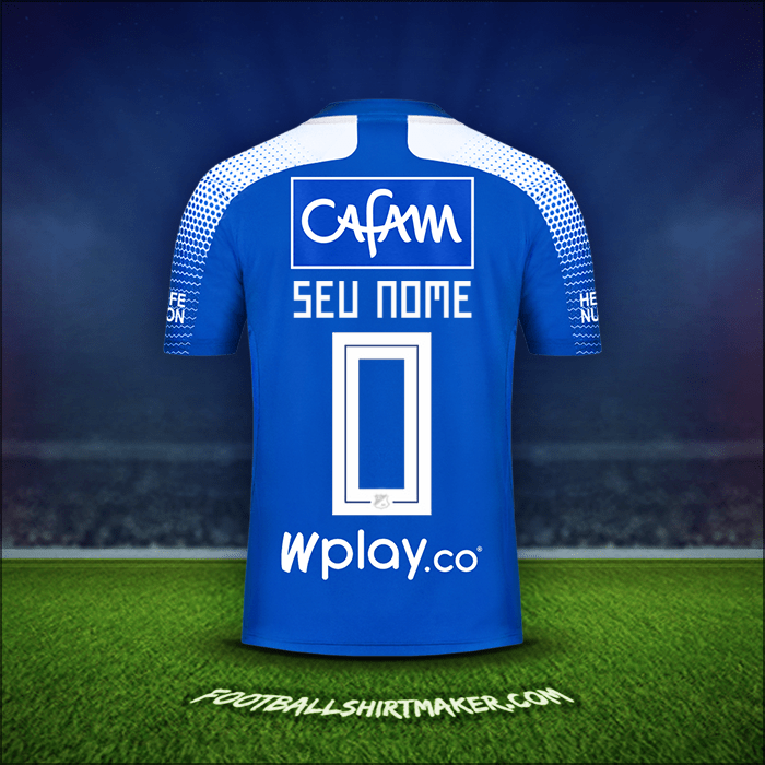 Camisa Millonarios FC 2020 -  seu nome - 0