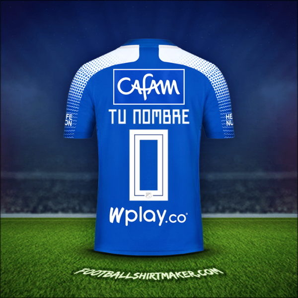Camiseta Millonarios FC 2020 -  tu nombre - 0