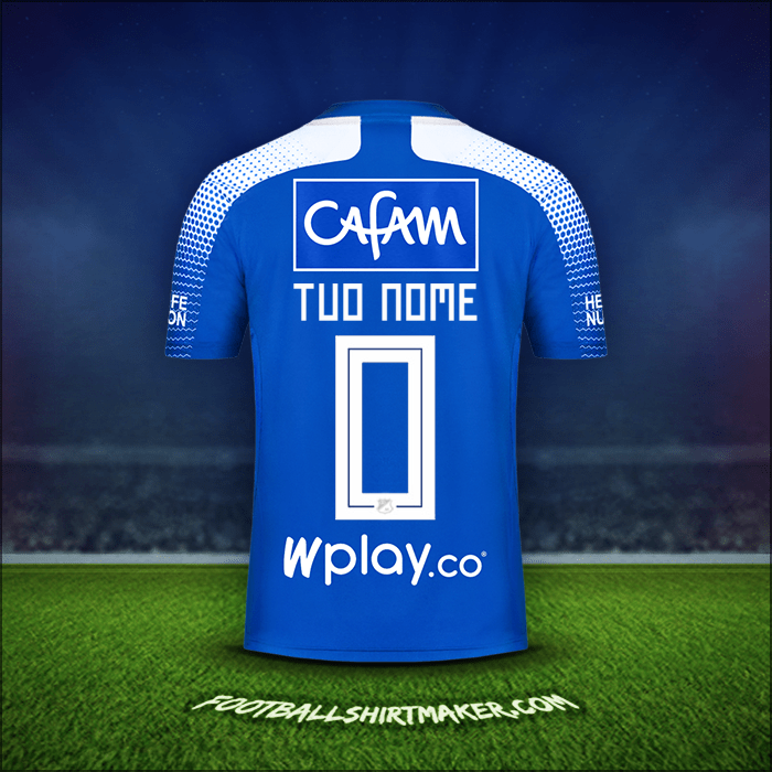 Maglia Millonarios FC 2020 -  tuo nome - 0