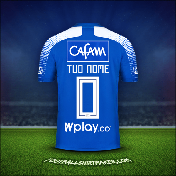 Maglia Millonarios FC 2020 -  tuo nome - 0