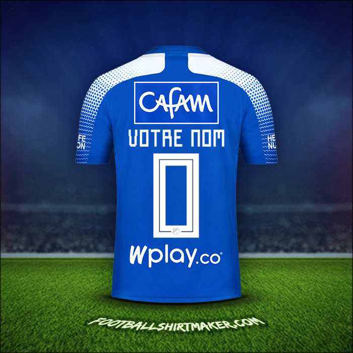 Maillot Millonarios FC 2020 -  votre nom - 0