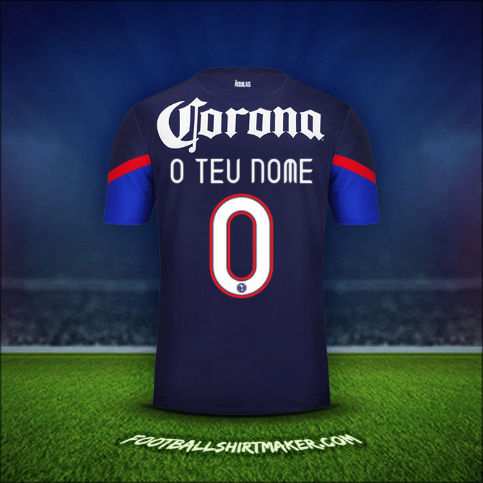 Camisola Club America 2012/13 Alternativa -  o teu nome - 0