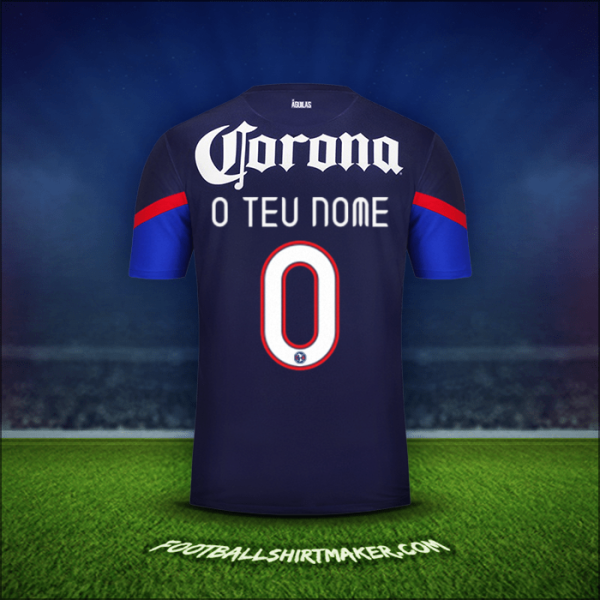 Camisola Club America 2012/13 Alternativa -  o teu nome - 0
