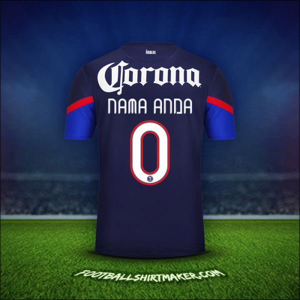 Jersey Club America 2012/13 Alternatif -  nama anda - 0
