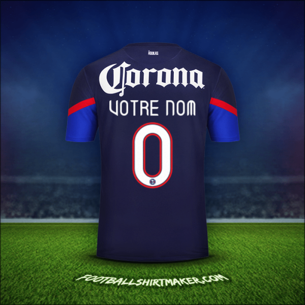Maillot Club America 2012/13 Extérieur -  votre nom - 0