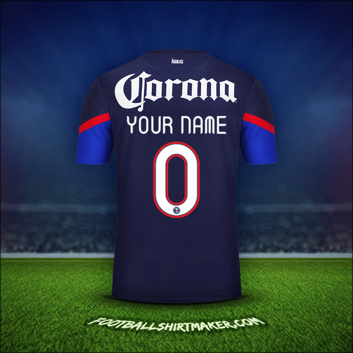 Jersey Club America 2012/13 Away -  your name - 0