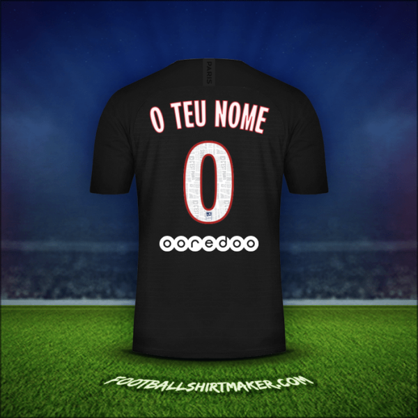 Camisola Paris Saint Germain 2019/20 Quarta -  o teu nome - 0