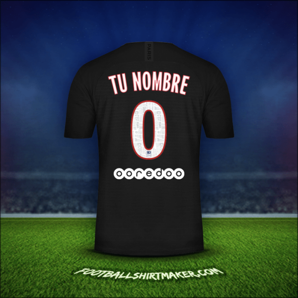 Jersey Paris Saint Germain 2019/20 Cuarta -  tu nombre - 0