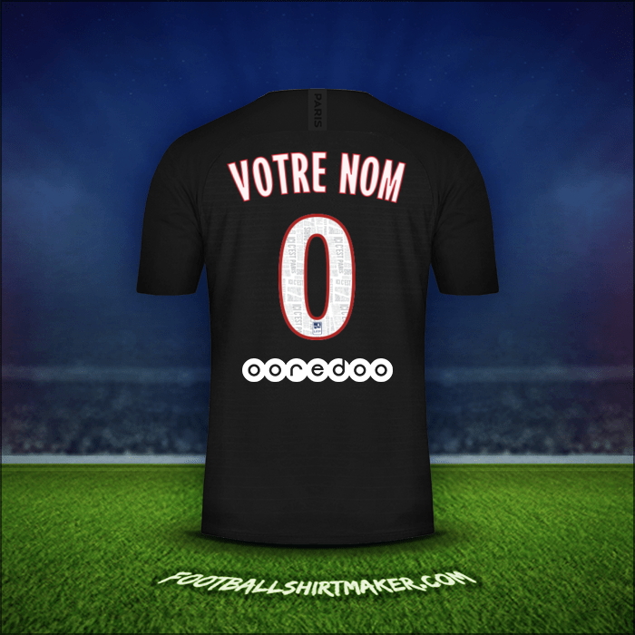 Maillot Paris Saint Germain 2019/20 Quatrième -  votre nom - 0