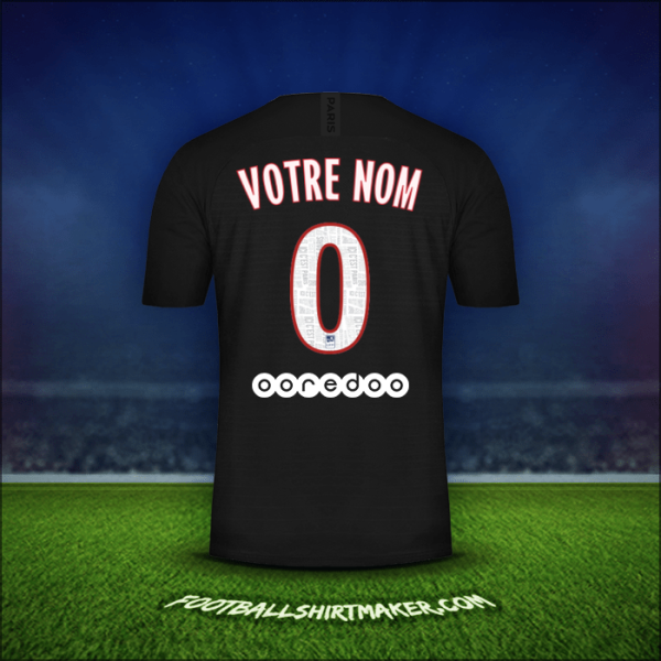 Maillot Paris Saint Germain 2019/20 Quatrième -  votre nom - 0
