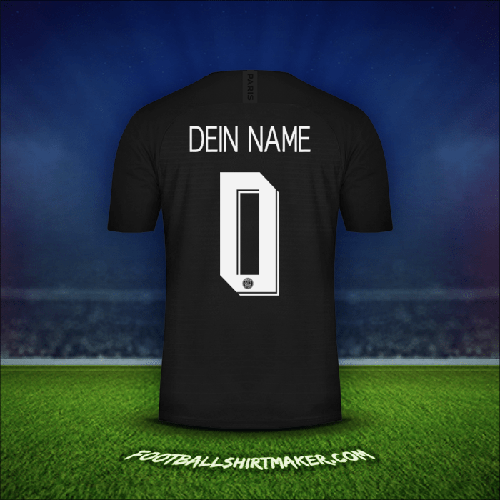 Trikot Paris Saint Germain Cup 2019/20 Vierte -  dein name - 0