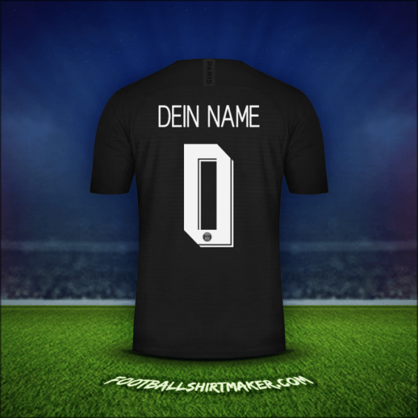 Trikot Paris Saint Germain Cup 2019/20 Vierte -  dein name - 0