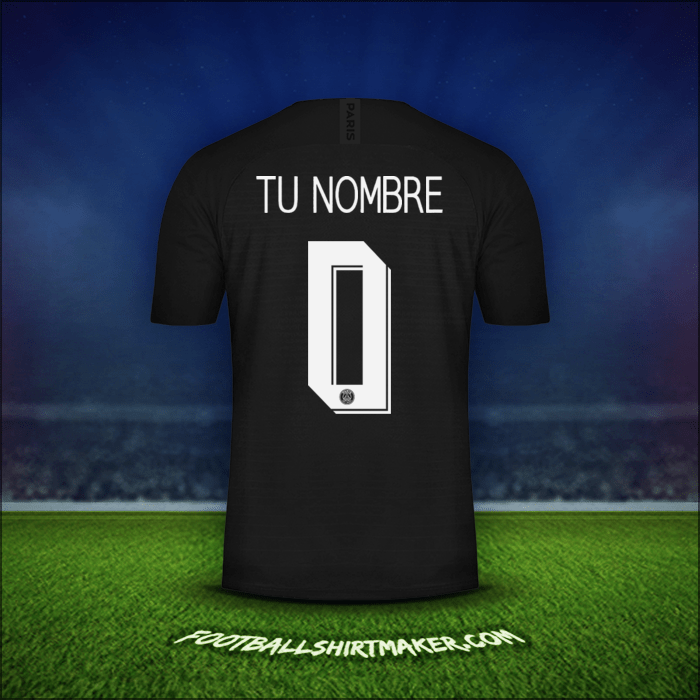 Jersey Paris Saint Germain Cup 2019/20 Cuarta -  tu nombre - 0