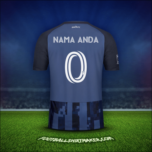 Jersey LA Galaxy 2020 Alternatif -  nama anda - 0