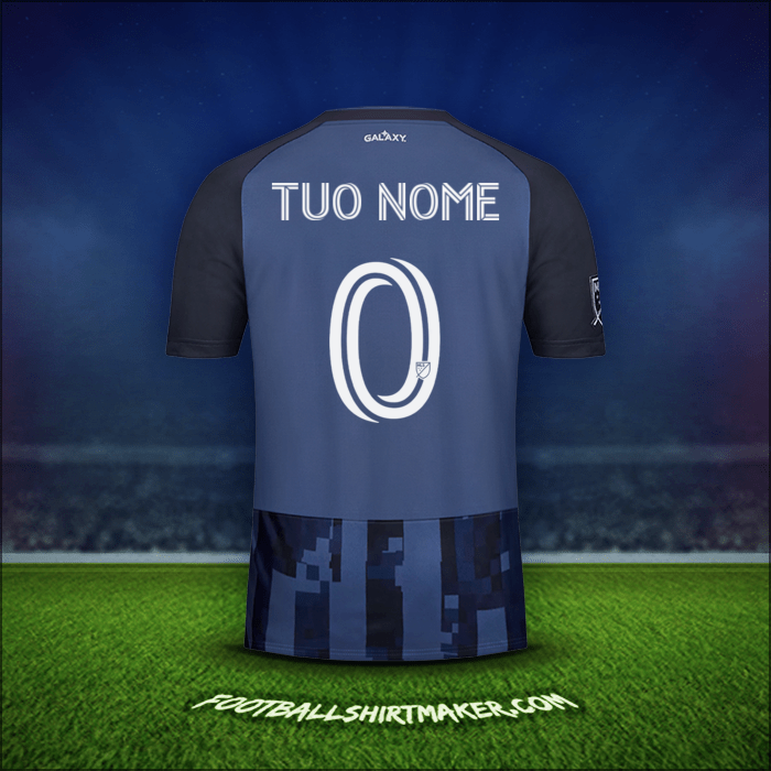 Maglia LA Galaxy 2020 Seconda -  tuo nome - 0