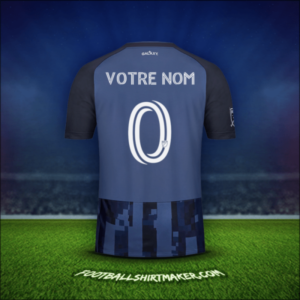 Maillot LA Galaxy 2020 Extérieur -  votre nom - 0