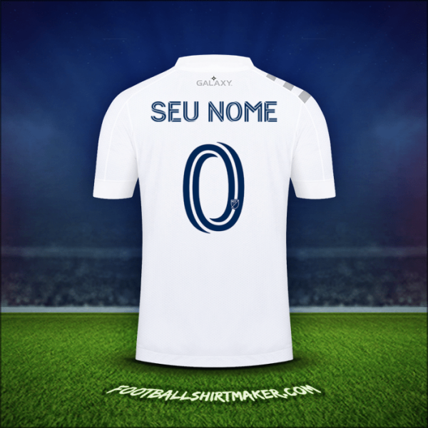 Camisa LA Galaxy 2020/2021 -  seu nome - 0