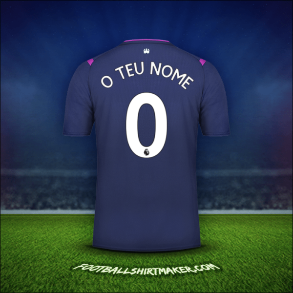 Camisola West Ham United FC 2019/20 Terceira -  o teu nome - 0