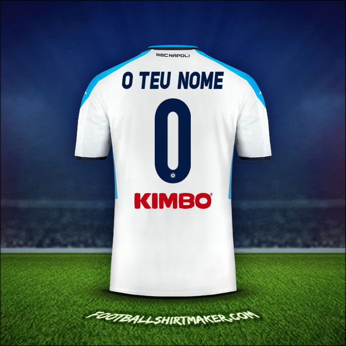 Camisola SSC Napoli 2019/20 Terceira -  o teu nome - 0