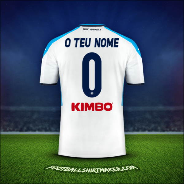 Camisola SSC Napoli 2019/20 Terceira -  o teu nome - 0