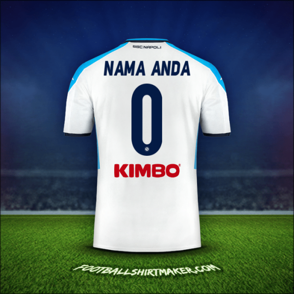 Jersey SSC Napoli 2019/20 Ketiga -  nama anda - 0