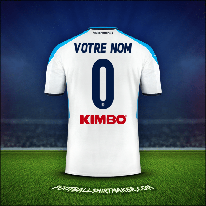Maillot SSC Napoli 2019/20 Troisième -  votre nom - 0