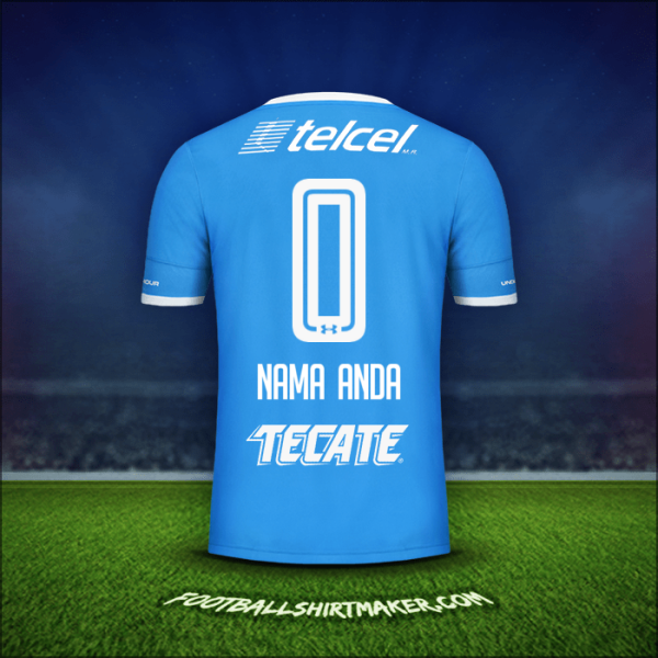Jersey Cruz Azul 2016/17 -  nama anda - 0