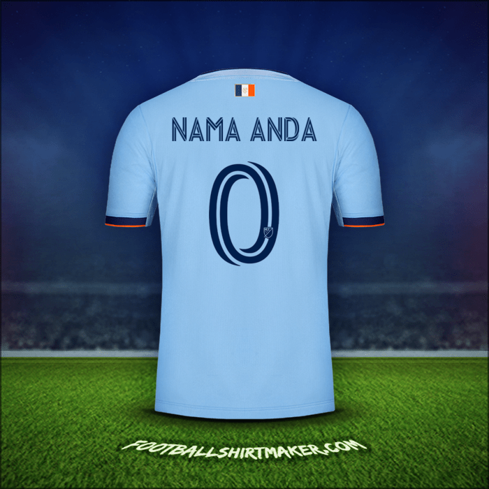Jersey New York City FC 2020 -  nama anda - 0