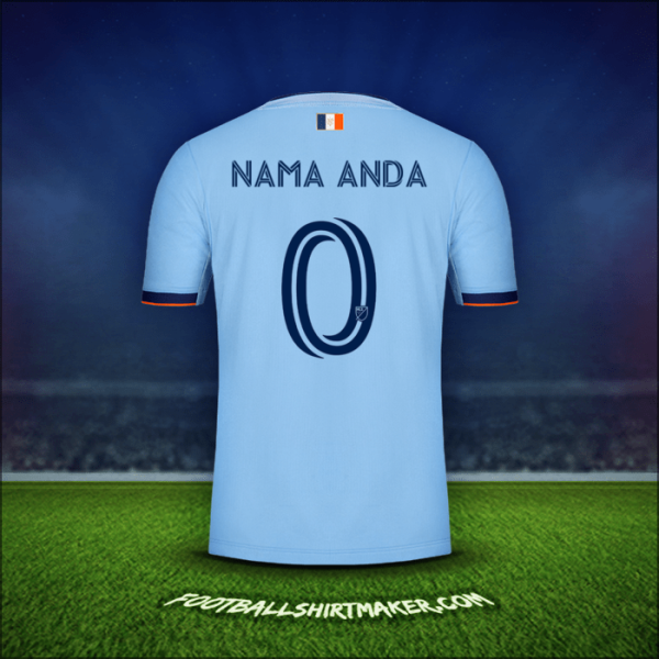 Jersey New York City FC 2020 -  nama anda - 0
