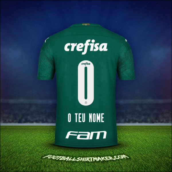 Camisola Palmeiras 2020 -  o teu nome - 0