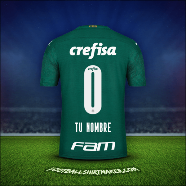 Camiseta Palmeiras 2020 -  tu nombre - 0