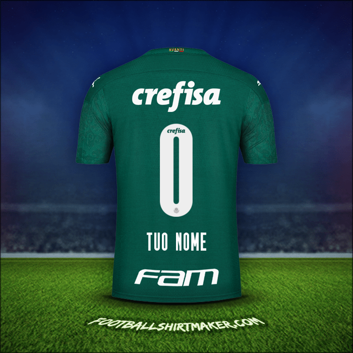 Maglia Palmeiras 2020 -  tuo nome - 0