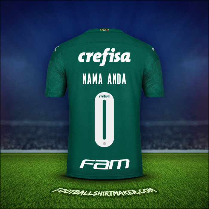 Jersey Palmeiras Libertadores 2020 -  nama anda - 0