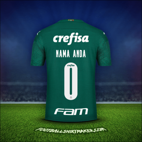 Jersey Palmeiras Libertadores 2020 -  nama anda - 0