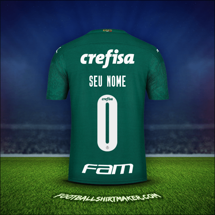 Camisa Palmeiras Libertadores 2020 -  seu nome - 0