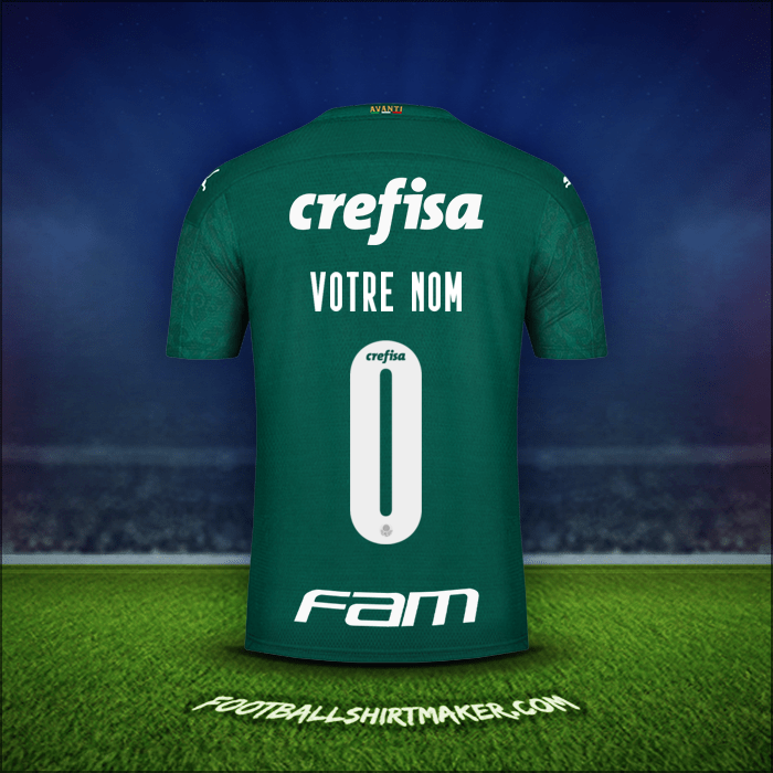 Maillot Palmeiras Libertadores 2020 -  votre nom - 0