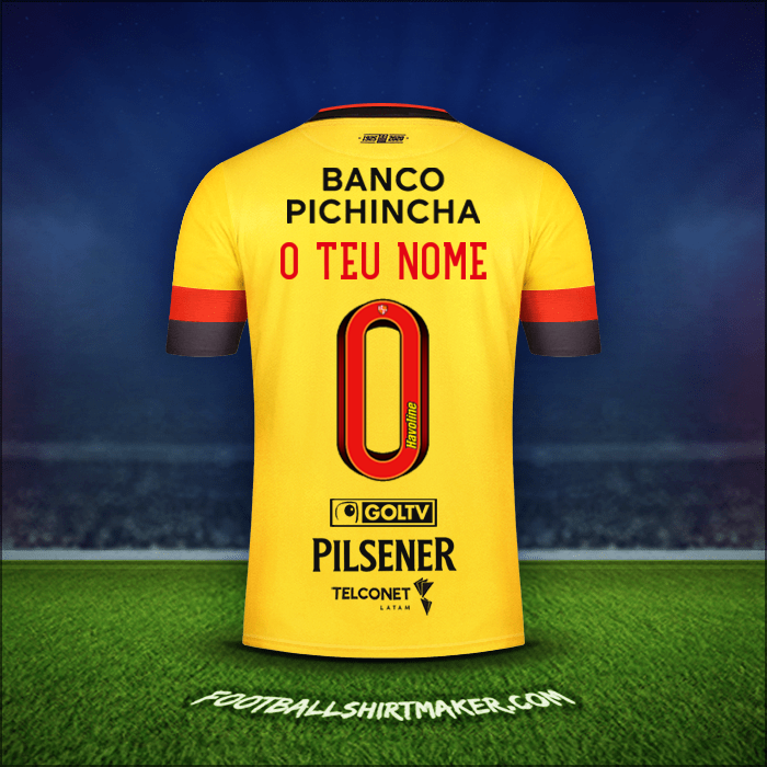 Camisola Barcelona SC 2020 -  o teu nome - 0