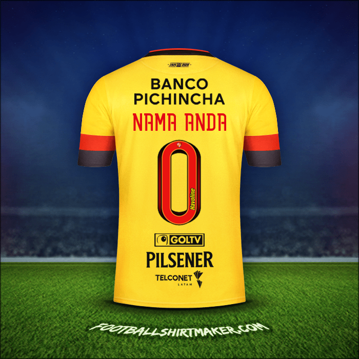 Jersey Barcelona SC 2020 -  nama anda - 0