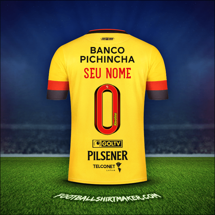 Camisa Barcelona SC 2020 -  seu nome - 0