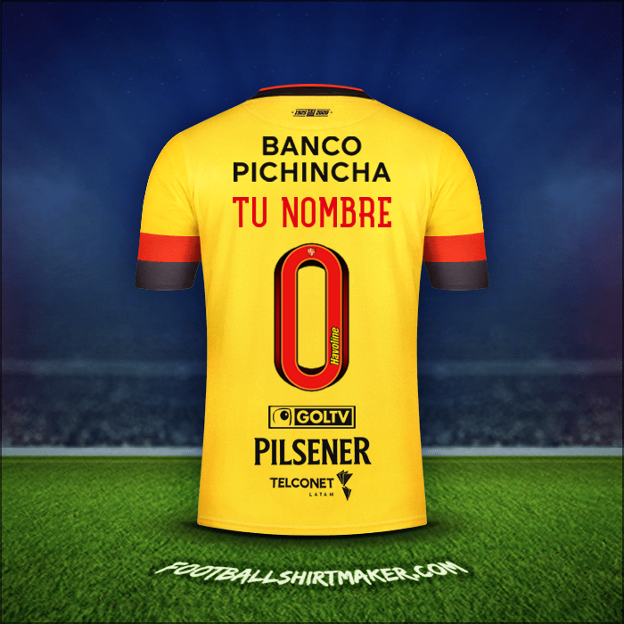 Camiseta Barcelona SC 2020 -  tu nombre - 0