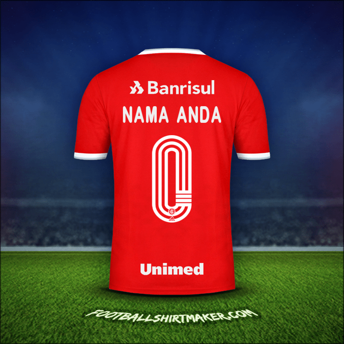 Jersey Internacional 2020 -  nama anda - 0