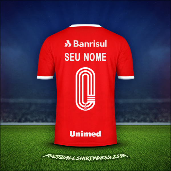 Camisa Internacional 2020 -  seu nome - 0