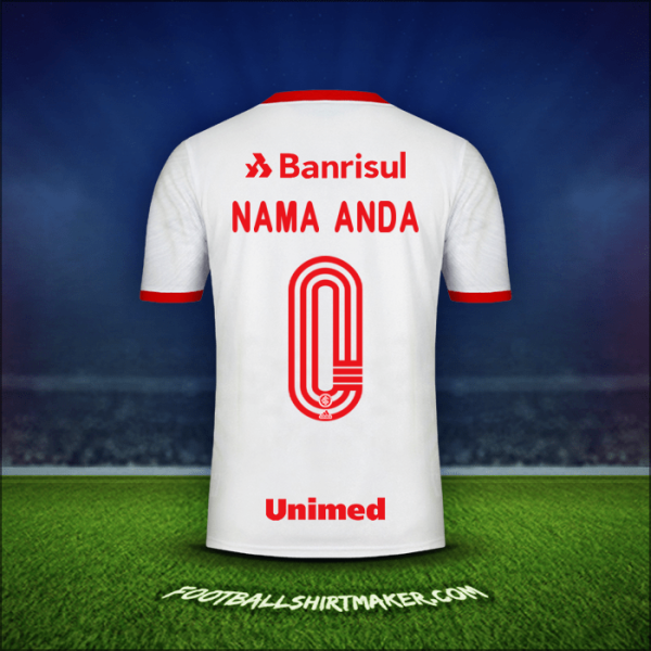 Jersey Internacional 2020 Alternatif -  nama anda - 0