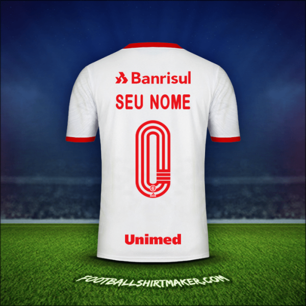 Camisa Internacional 2020 Alternativa -  seu nome - 0
