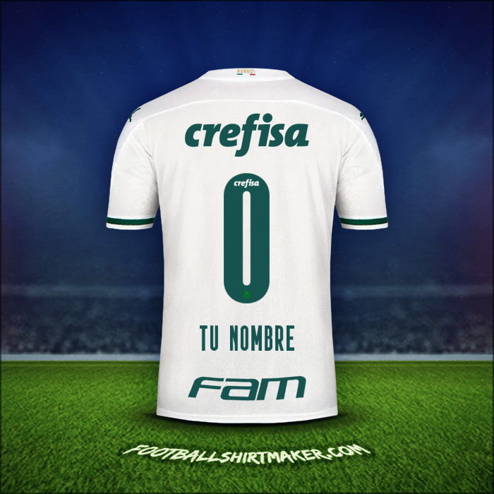Camiseta Palmeiras 2020 Visita -  tu nombre - 0