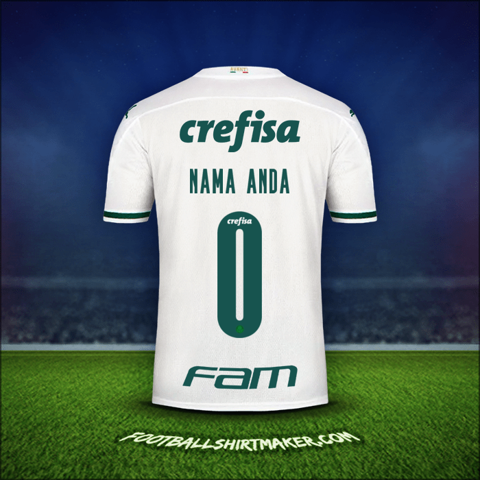 Jersey Palmeiras Libertadores 2020 Alternatif -  nama anda - 0