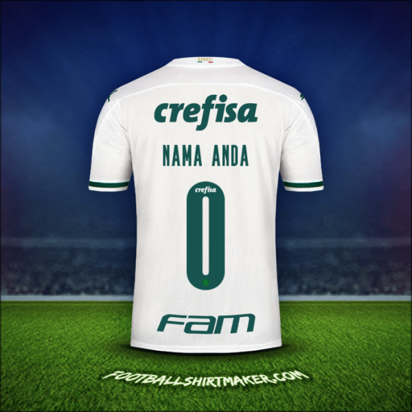 Jersey Palmeiras Libertadores 2020 Alternatif -  nama anda - 0